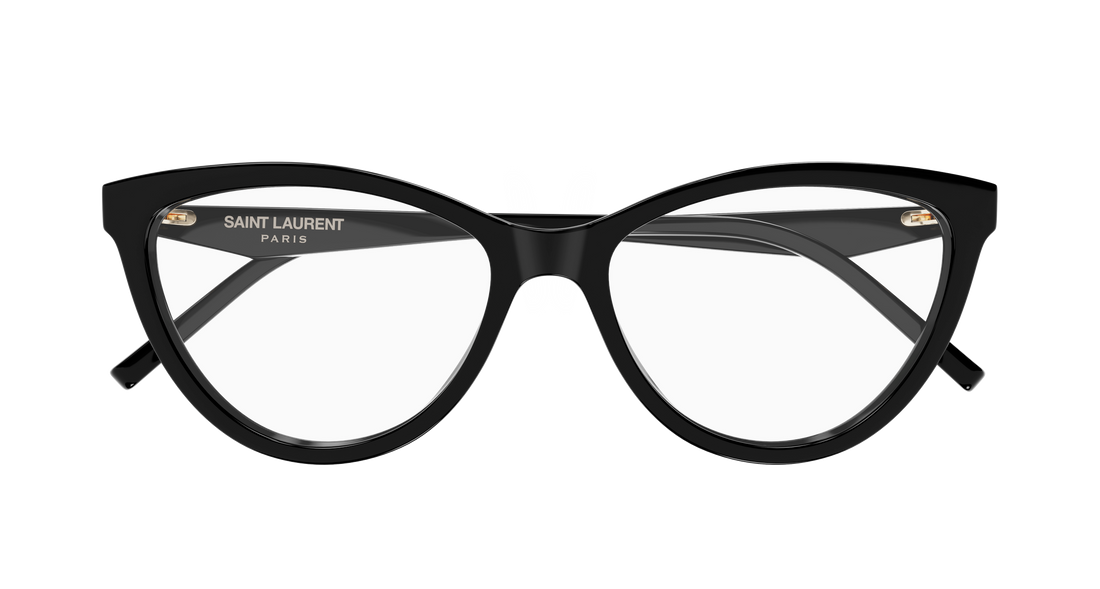 Prescription glasses saint laurent sl m185 001 negro cat eye femenino size 55mm - Detailed view