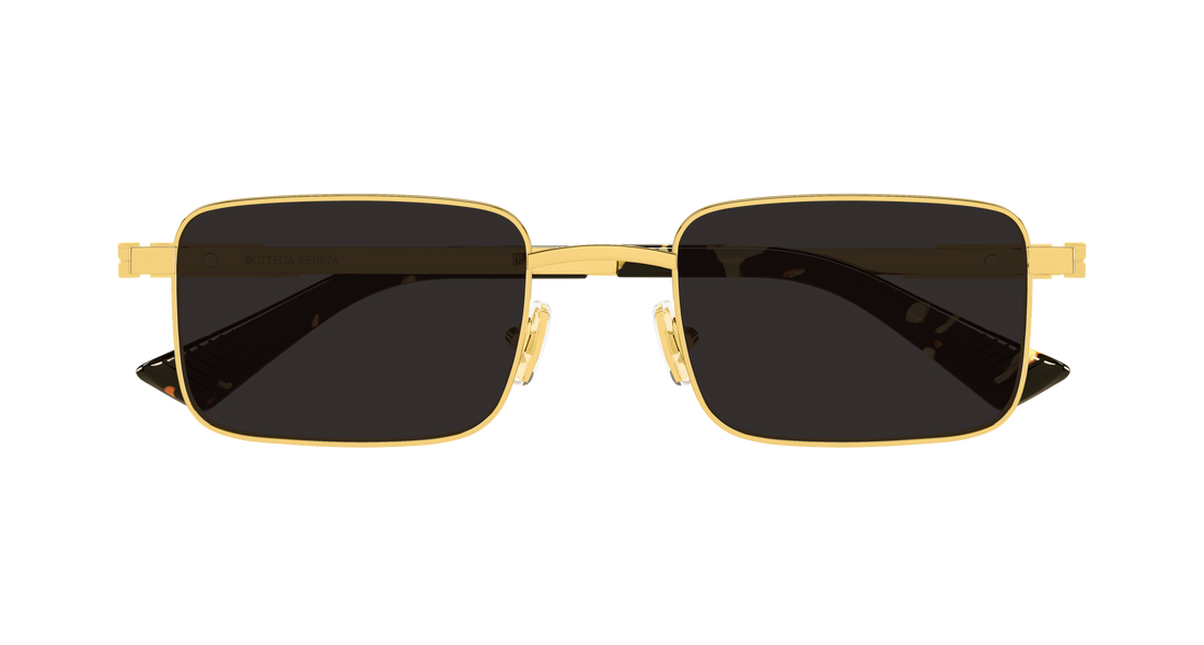 Lunettes de soleil bottega veneta bv1469s 001 dorado rectangular / squared unisex taille 53mm - Vue détaillée