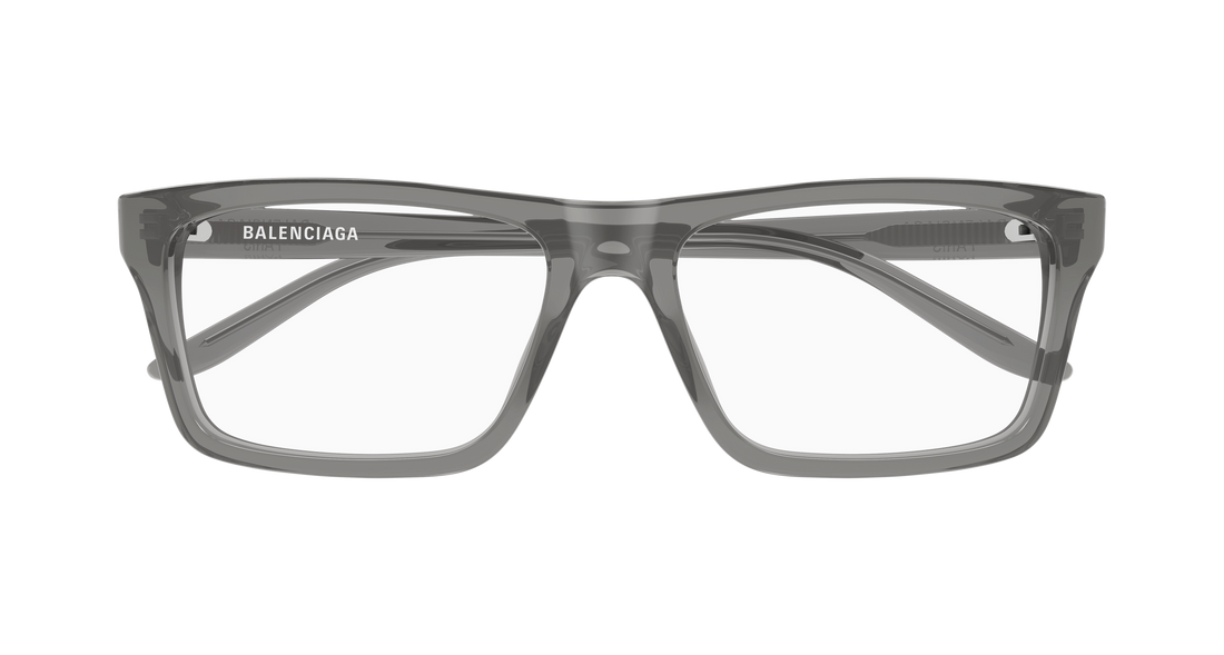 Dioptrijske naočale balenciaga bb0499o 004 gris rectangular / squared masculino veličina 57mm - Detaljni prikaz