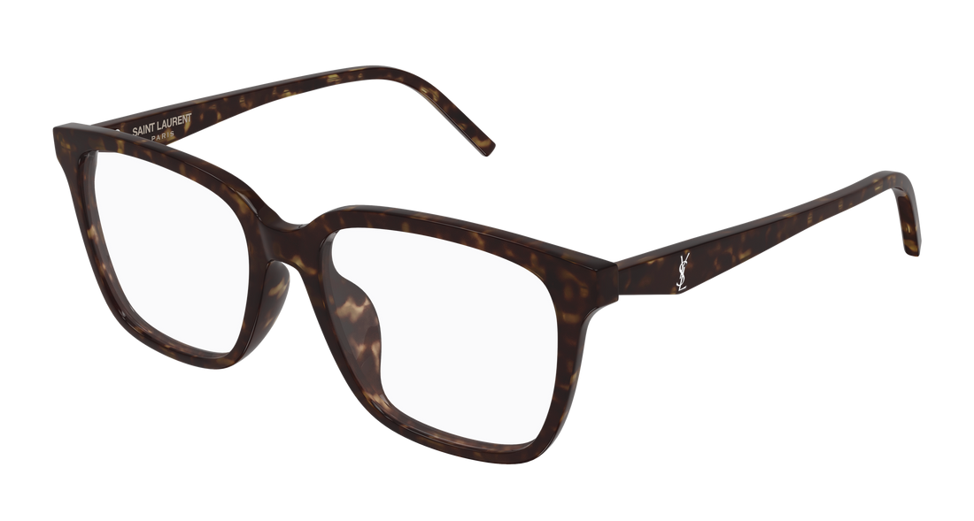 Prescription glasses saint laurent sl m191/f 002 havana cat eye femenino size 54mm - Main view