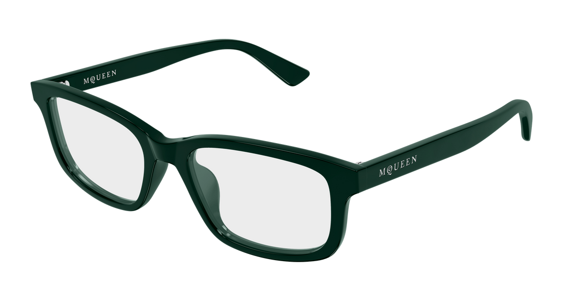 Gafas graduadas alexander mcqueen am0575o 009 verde cat eye masculino talla 56mm - Vista principal