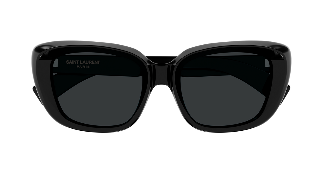 Óculos de sol saint laurent sl 857 001 negro cat eye femenino tamanho 53mm - Vista de detalhe