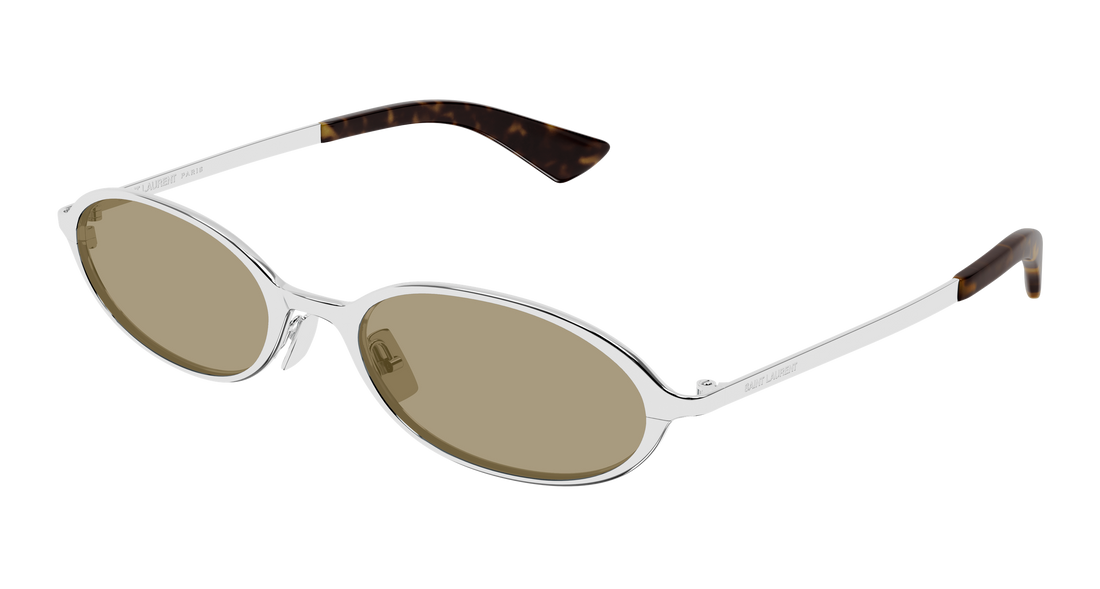 Óculos de sol saint laurent sl 935 003 plateado round/oval/panthos femenino tamanho 52mm - Vista principal