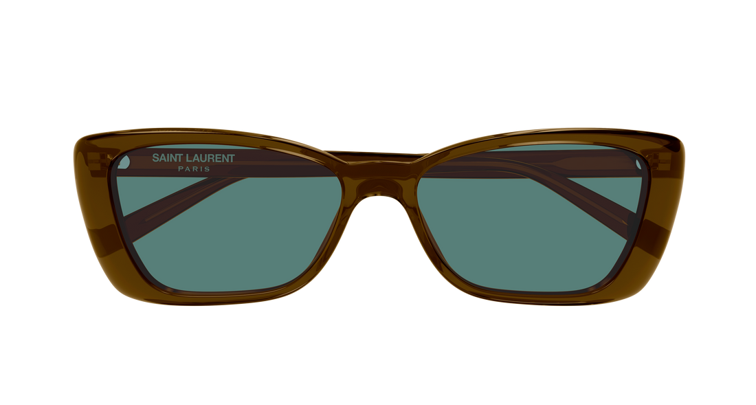 Occhiali da sole saint laurent sl 943 005 marron rectangular / squared femenino taglia 54mm - Vista dettagliata