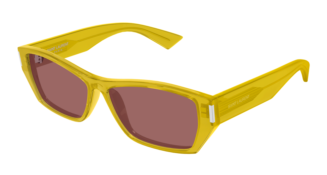 Óculos de sol saint laurent sl 928 004 amarillo rectangular / squared femenino tamanho 57mm - Vista principal