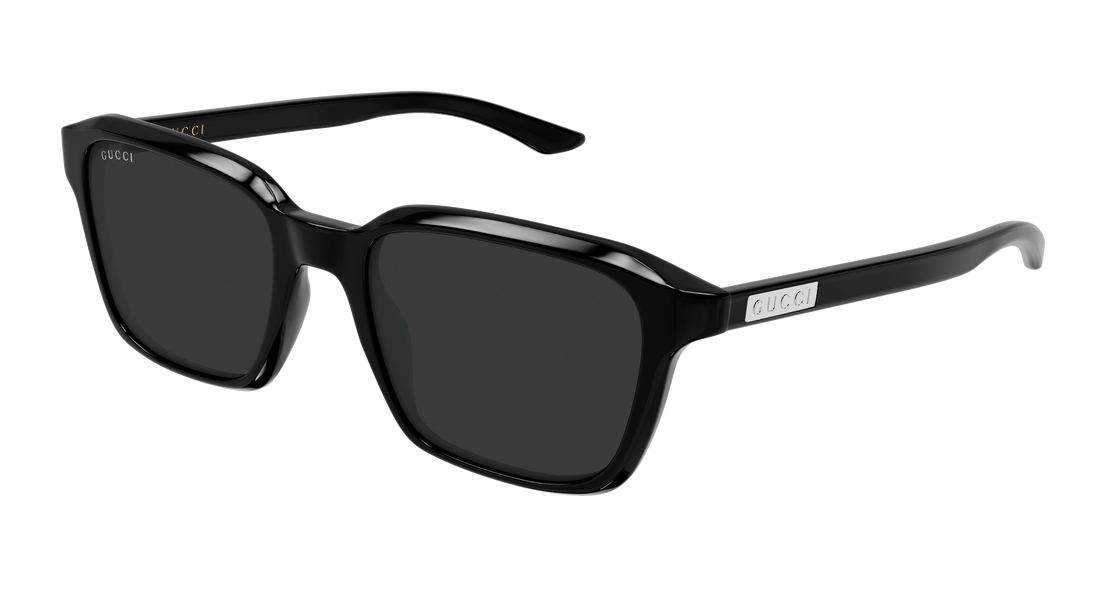 Lunettes de soleil gucci gg2078s 001 negro rectangular / squared masculino taille 52mm - Vue principale