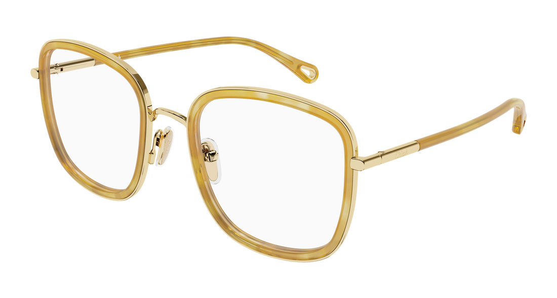 Lunettes de vue chloé ch0373o 003 dorado butterfly femenino taille 53mm - Vue principale