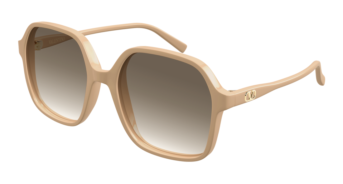 Sunglasses valentino vg0018sa 003 beige rectangular / squared femenino size 58mm - Main view