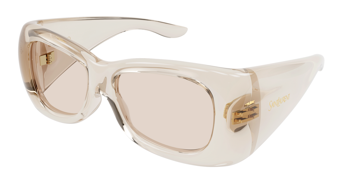 Sonnenbrillen saint laurent sl 901 howl 002 beige rectangular / squared unisex größe 61mm - Hauptansicht