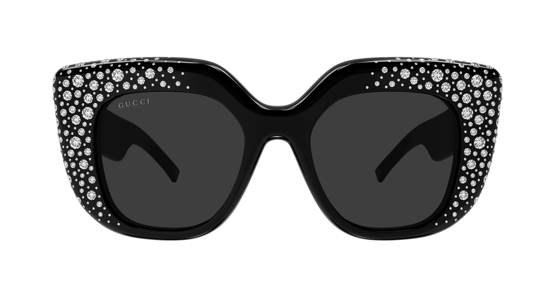 Lunettes de soleil gucci gg2030s 005 negro rectangular / squared femenino taille 50mm - Vue détaillée