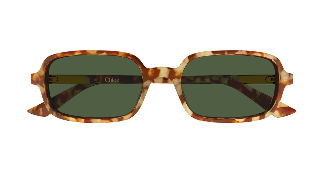 Occhiali da sole chloé ch0363s 003 havana rectangular / squared femenino taglia 53mm - Vista dettagliata