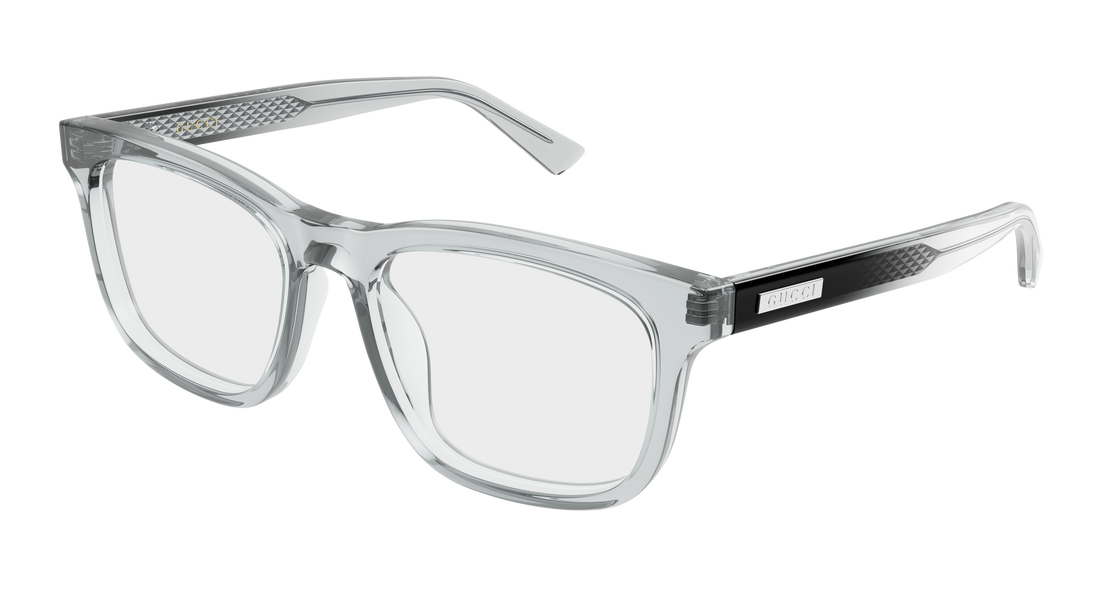 Óculos graduados gucci gg2250ol 004 gris rectangular / squared masculino tamanho 54mm - Vista principal