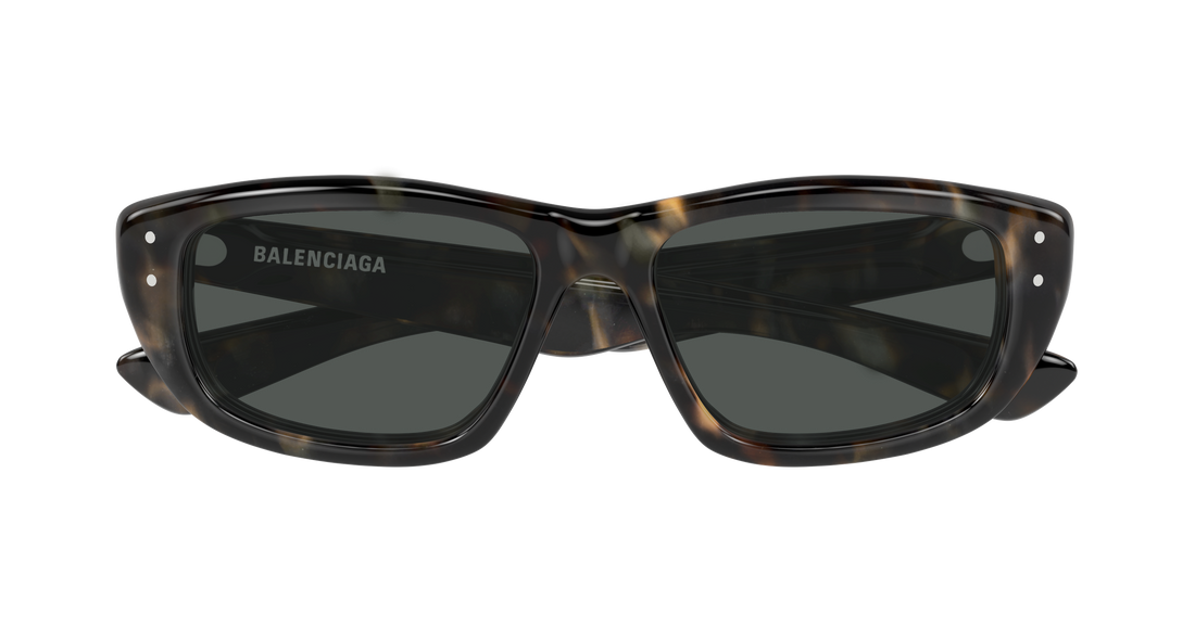 Occhiali da sole balenciaga bb0520s 003 havana geometrical/directional masculino taglia 55mm - Vista dettagliata