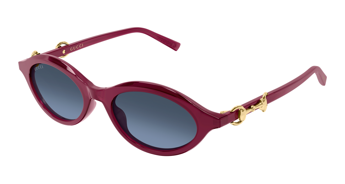 Óculos de sol gucci gg2215s 004 rojo round/oval/panthos femenino tamanho 51mm - Vista principal