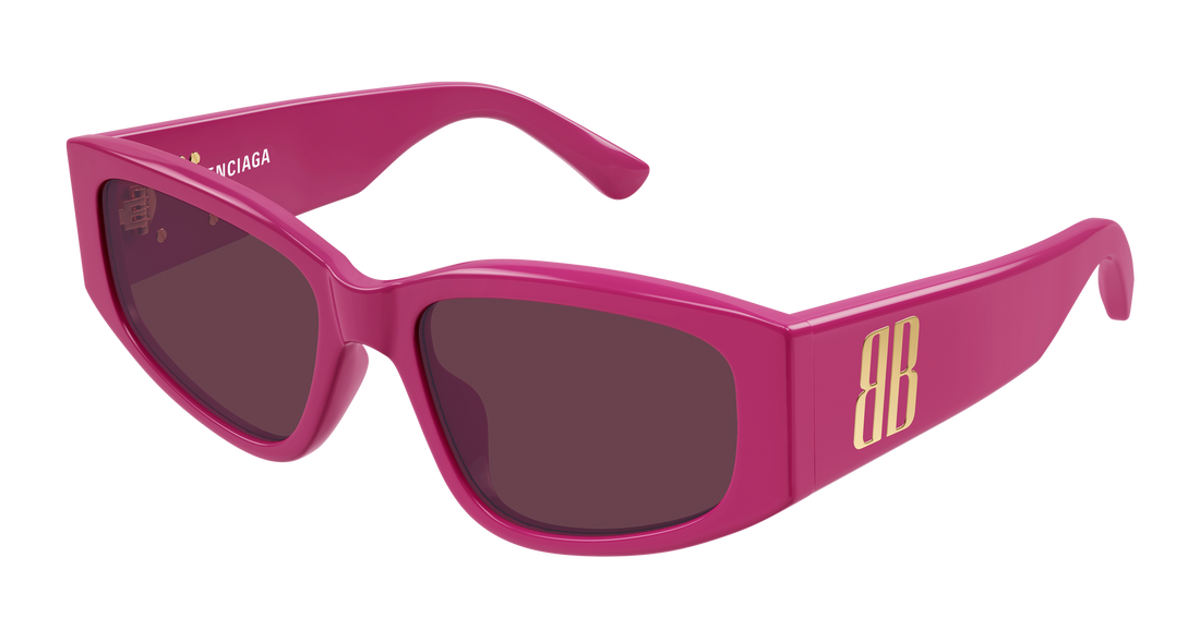 Sunčane naočale balenciaga bb0475s 004 rosa cat eye femenino veličina 56mm - Glavni prikaz