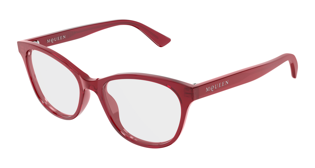 Gafas graduadas alexander mcqueen am0576o 011 rojo cat eye femenino talla 54mm - Vista principal