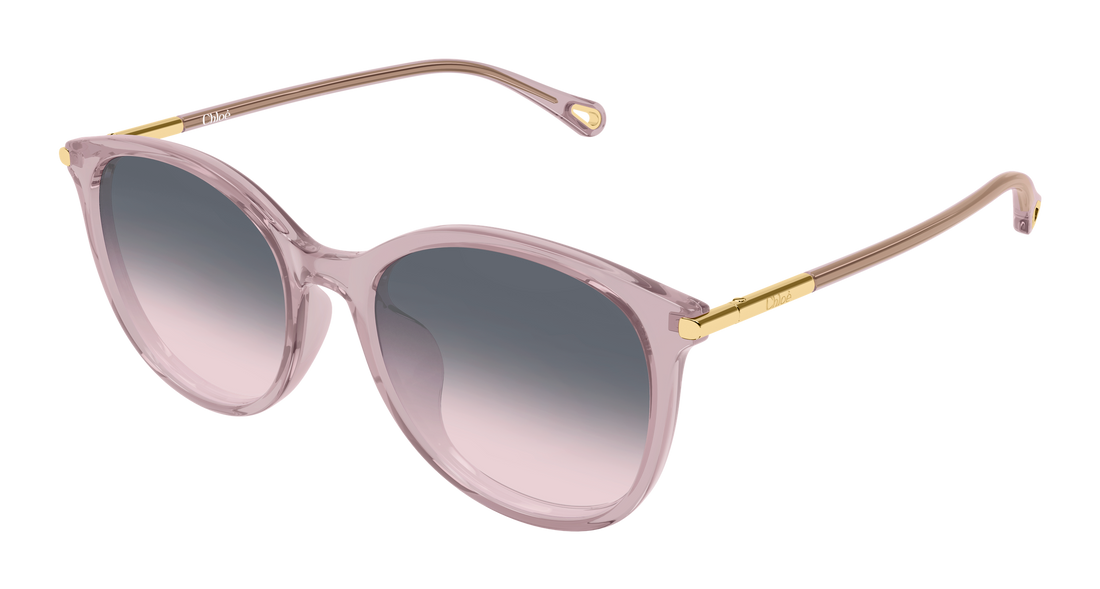 Óculos de sol chloé ch0397sk 005 rosa round/oval/panthos femenino tamanho 56mm - Vista principal