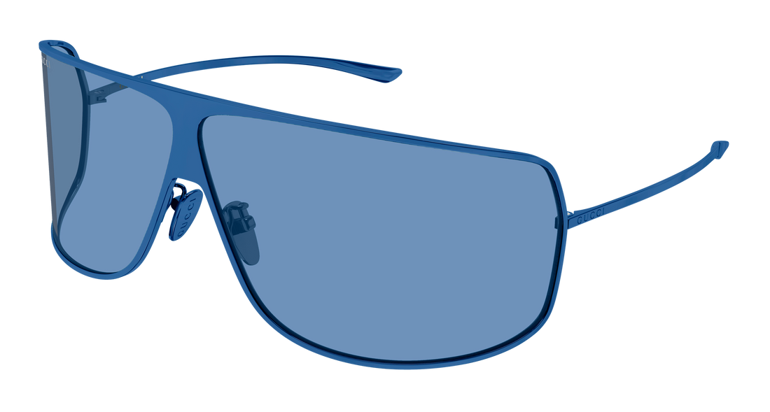 Óculos de sol gucci gg2276s 006 azul geometrical/directional unisex tamanho 80mm - Vista principal