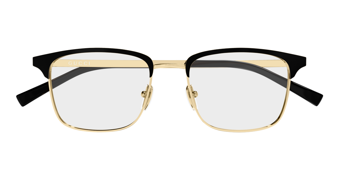 Occhiali da vista gucci gg2135o 004 dorado rectangular / squared masculino taglia 56mm - Vista dettagliata