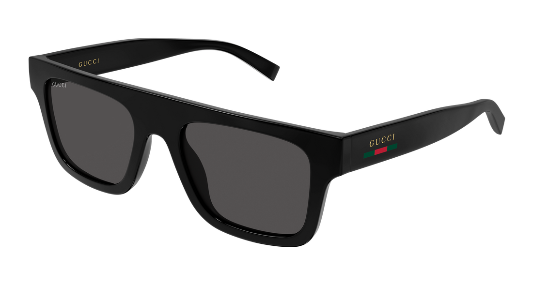 Lunettes de soleil gucci gg2235s 001 negro rectangular / squared masculino taille 53mm - Vue principale