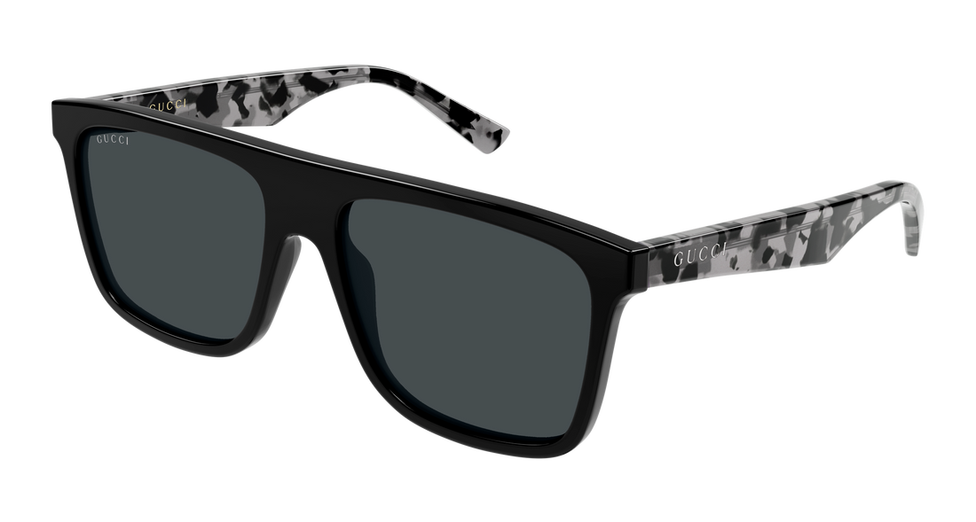 Lunettes de soleil gucci gg2182s 004 negro rectangular / squared masculino taille 57mm - Vue principale