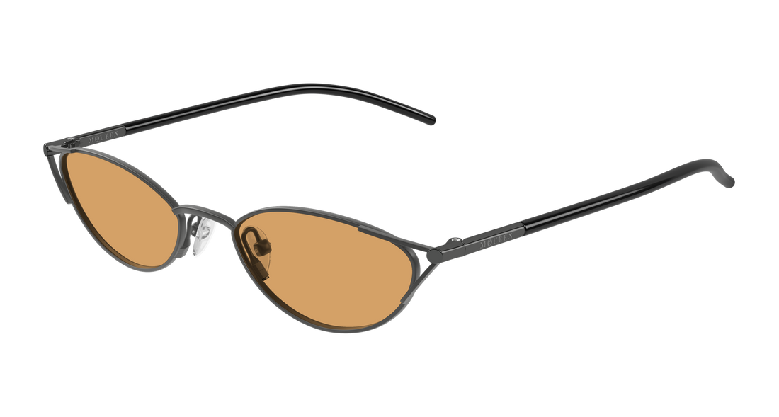 Óculos de sol alexander mcqueen am0563s 004 plateado cat eye femenino tamanho 50mm - Vista principal