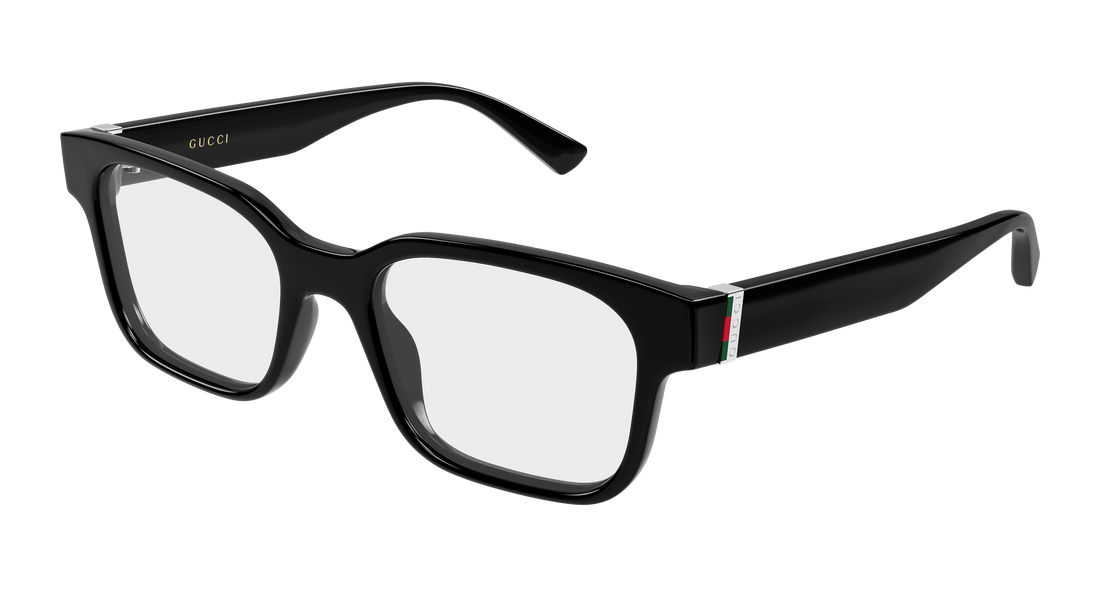Brillen gucci gg2087o 005 negro rectangular / squared masculino größe 54mm - Hauptansicht