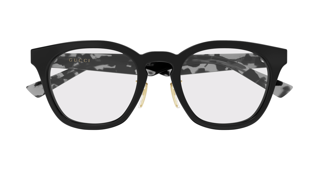 Brillen gucci gg2187oa 004 negro round/oval/panthos masculino größe 50mm - Detailansicht