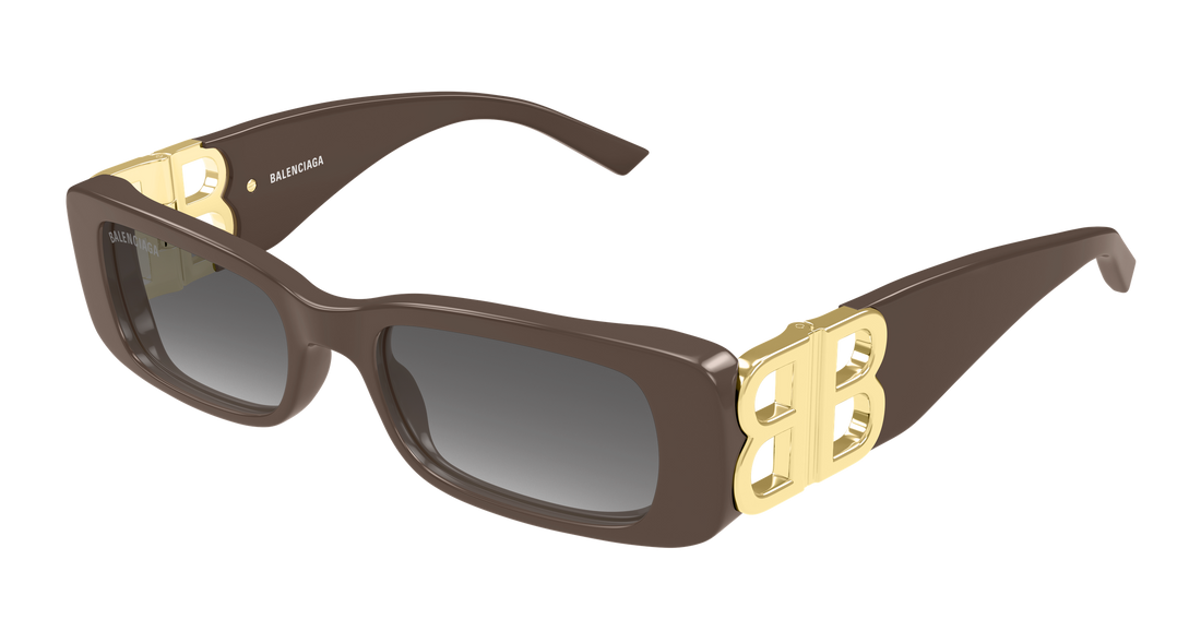 Occhiali da sole balenciaga bb0096s 029 marron rectangular / squared femenino taglia 51mm - Vista principale