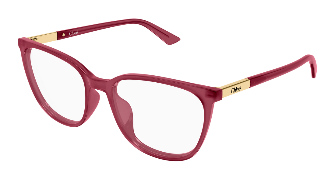 Lunettes de vue chloé ch0370ol 010 rosa cat eye femenino taille 56mm - Vue principale