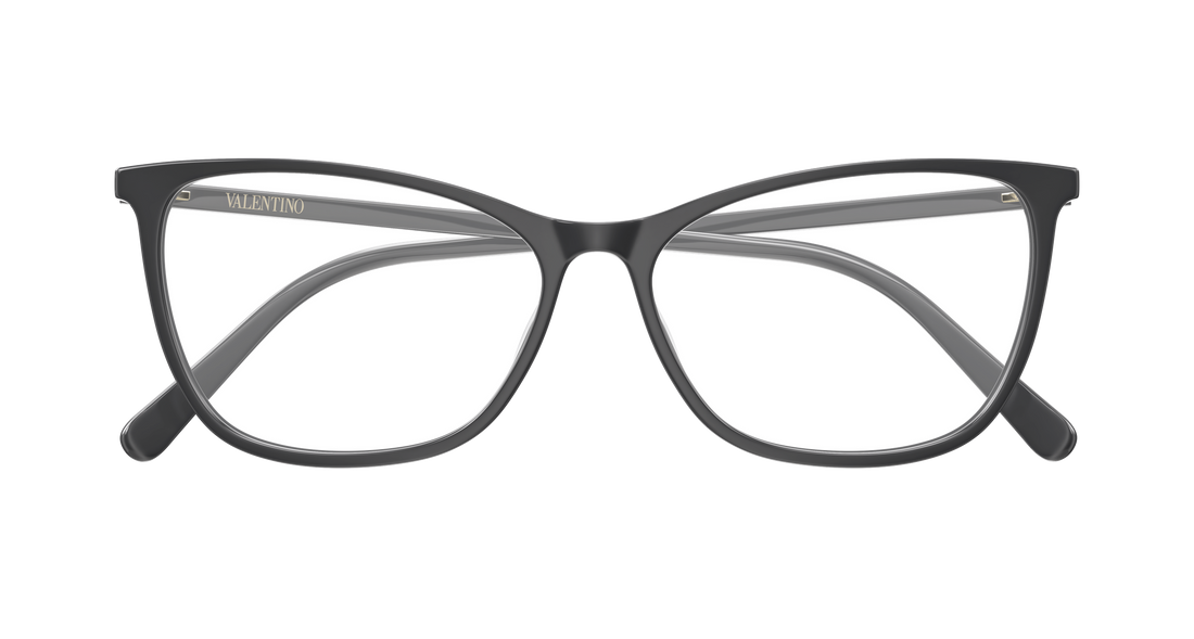 Glasögon valentino vg0024o 010 gris cat eye femenino storlek 56mm - Detaljvy