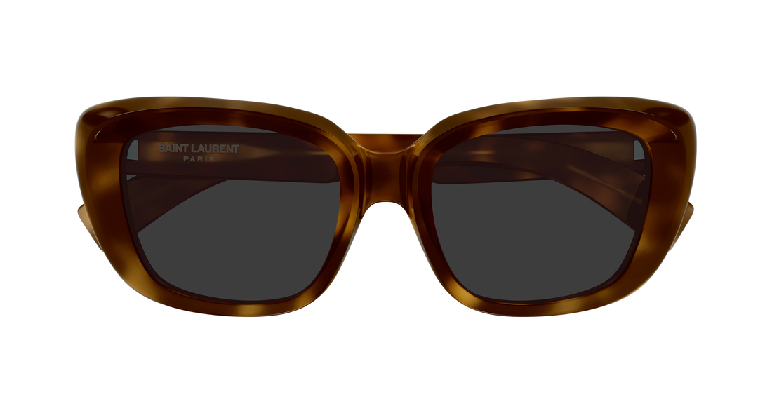 Óculos de sol saint laurent sl 857 003 havana cat eye femenino tamanho 53mm - Vista de detalhe