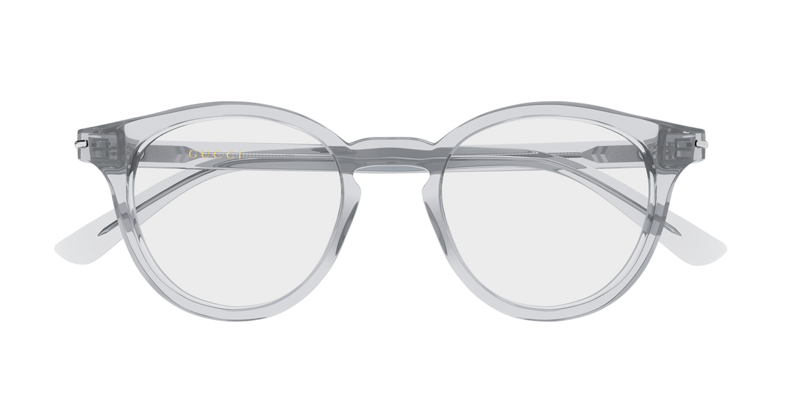 Brillen gucci gg1727o 006 gris round/oval/panthos masculino größe 48mm - Detailansicht