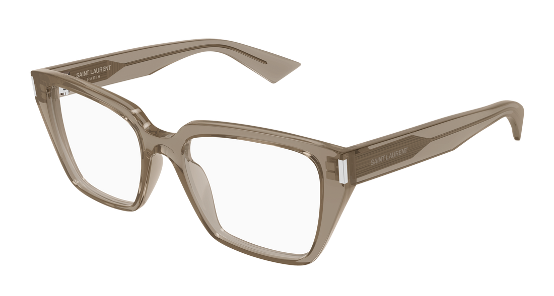 Óculos graduados saint laurent sl 930 003 marron cat eye femenino tamanho 54mm - Vista principal