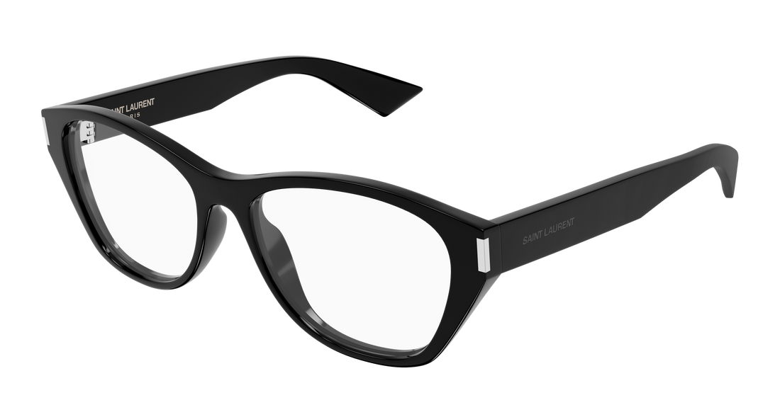 Óculos graduados saint laurent sl 929 001 negro cat eye femenino tamanho 55mm - Vista principal