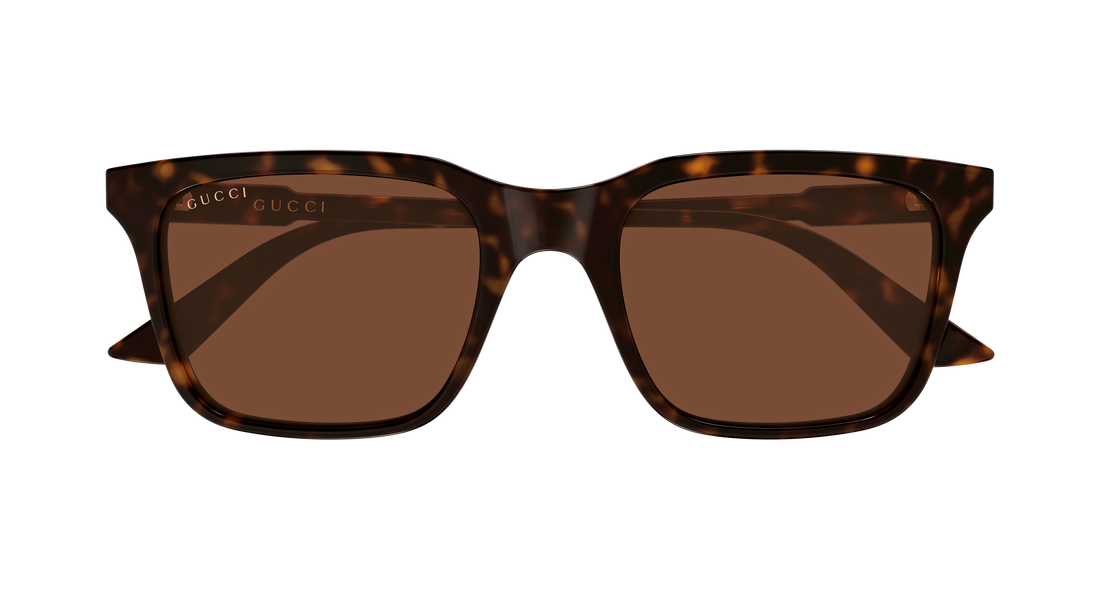 Lunettes de soleil gucci gg2114s 002 havana rectangular / squared masculino taille 53mm - Vue détaillée