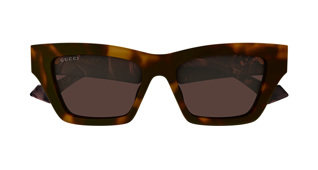 Solbriller gucci gg1753s 009 havana cat eye femenino størrelse 53mm - Detaljeret visning