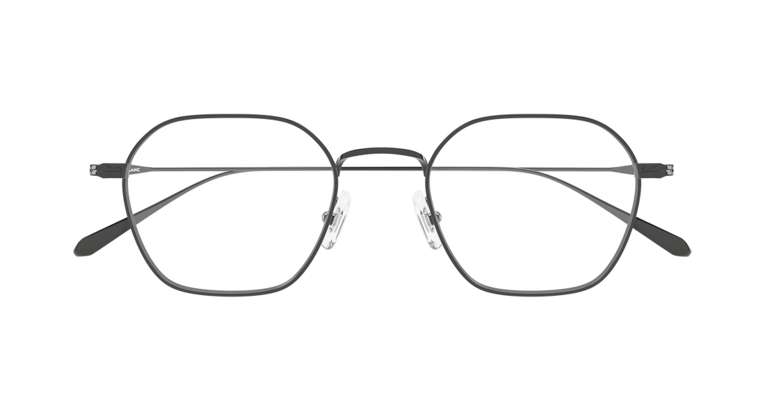 Brillen montblanc mb0472o 003 plateado geometrical/directional masculino größe 50mm - Detailansicht