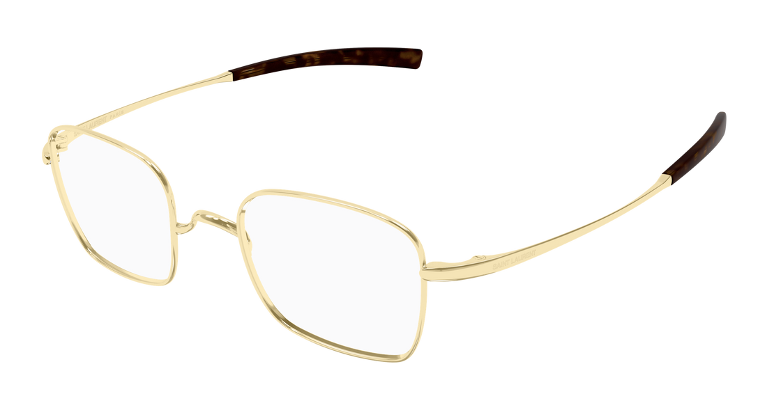 Briller saint laurent sl 949 t opt 003 dorado rectangular / squared masculino størrelse 47mm - Hovedvisning