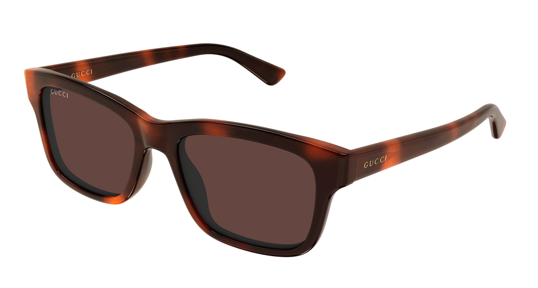 Solbriller gucci gg2243s 002 havana rectangular / squared masculino størrelse 54mm - Hovedvisning