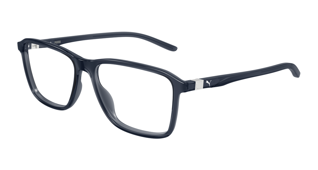 Occhiali da vista puma pu0536o 003 azul rectangular / squared masculino taglia 55mm - Vista principale