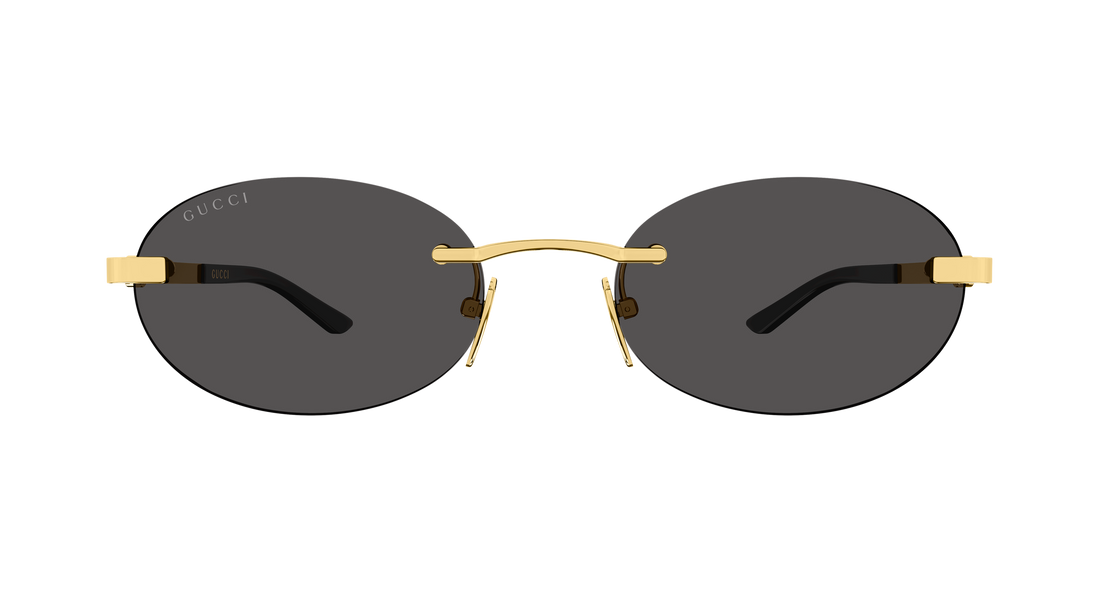 Lunettes de soleil gucci gg2214s 001 dorado round/oval/panthos femenino taille 55mm - Vue détaillée
