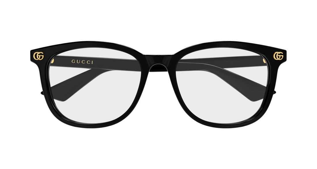 Lunettes de vue gucci gg2265oa 001 negro round/oval/panthos femenino taille 53mm - Vue détaillée