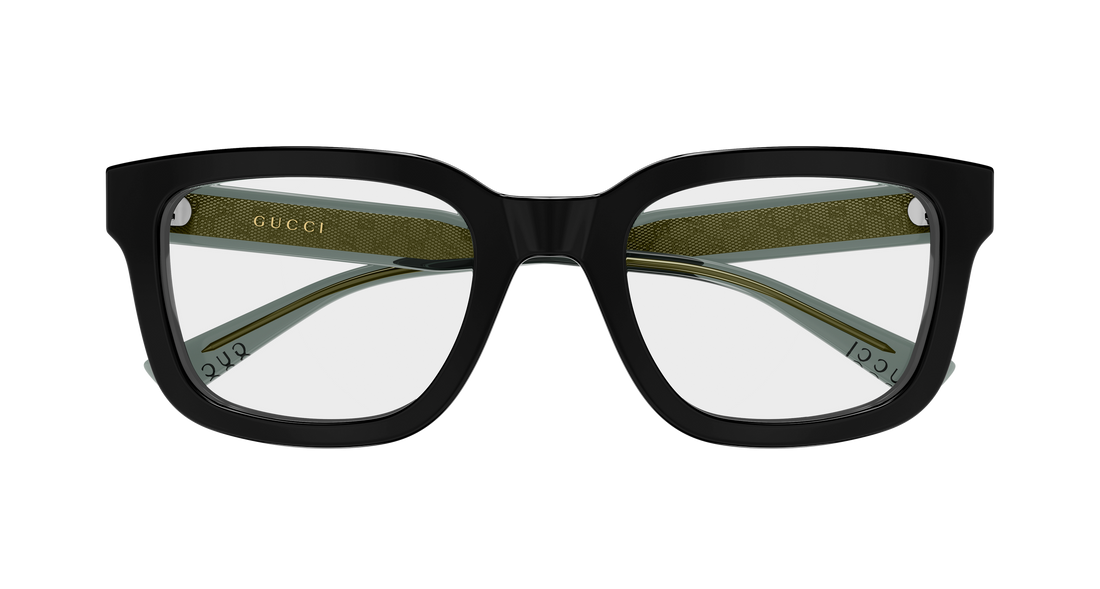 Brillen gucci gg2071ol 001 negro rectangular / squared masculino größe 52mm - Detailansicht