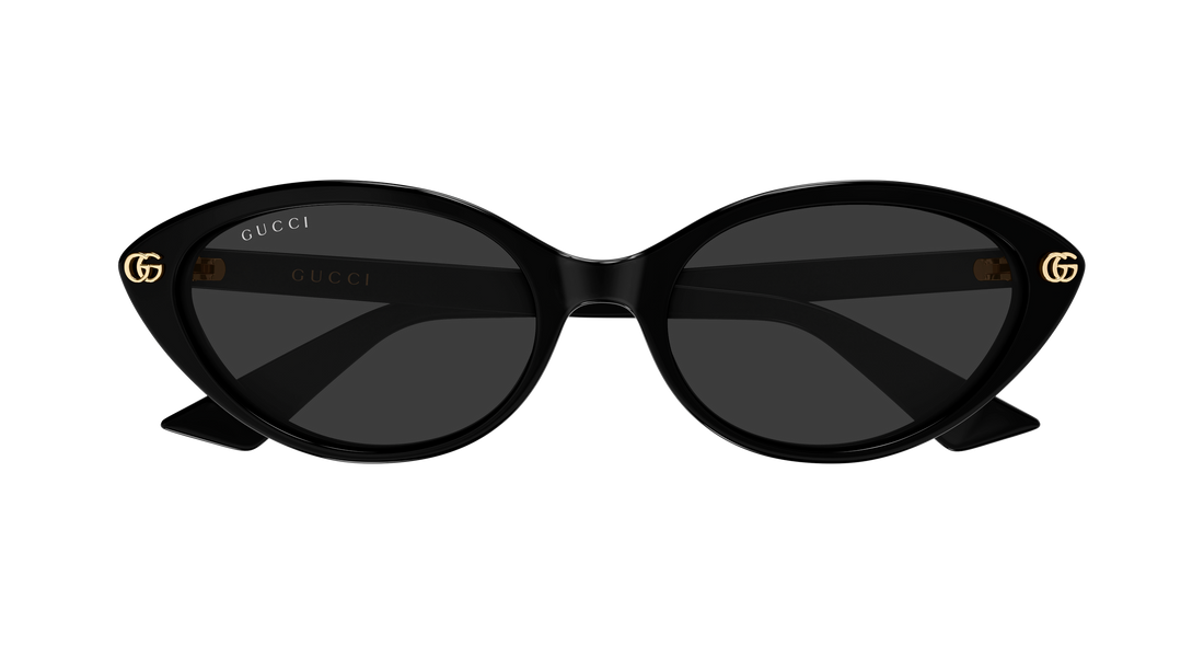 Óculos de sol gucci gg2110s 001 negro cat eye femenino tamanho 54mm - Vista de detalhe
