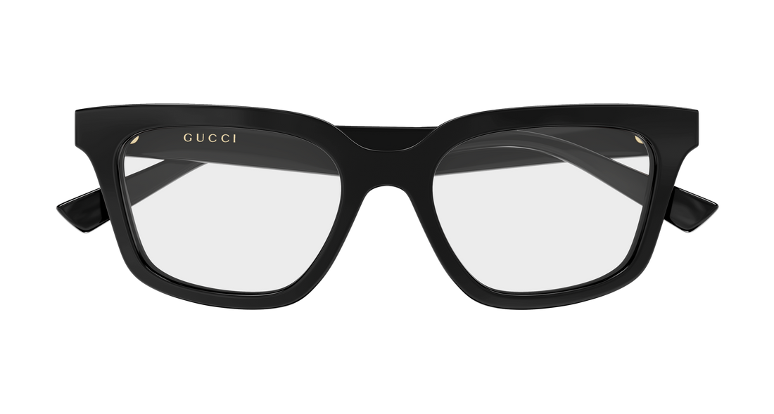 Brillen gucci gg2180o 001 negro rectangular / squared femenino größe 51mm - Detailansicht