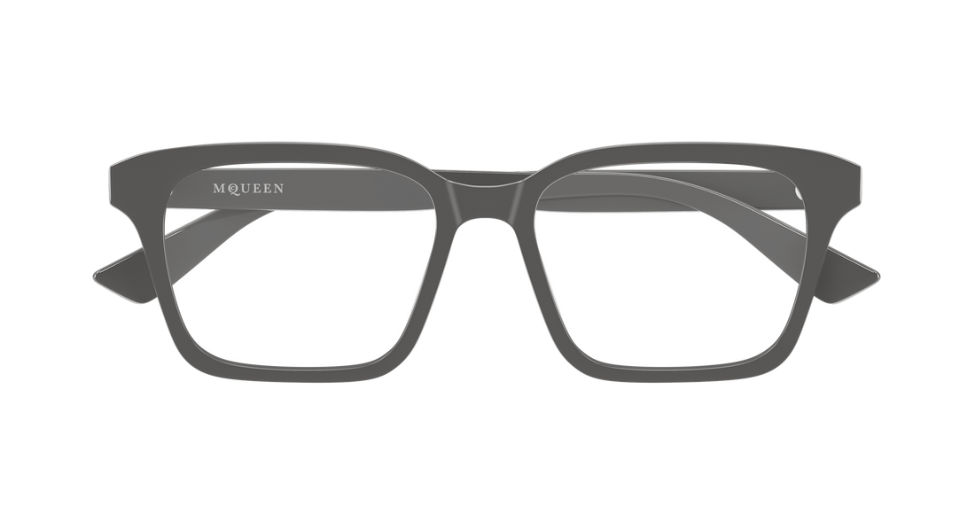 Brillen alexander mcqueen am0566o 003 gris rectangular / squared unisex größe 53mm - Detailansicht