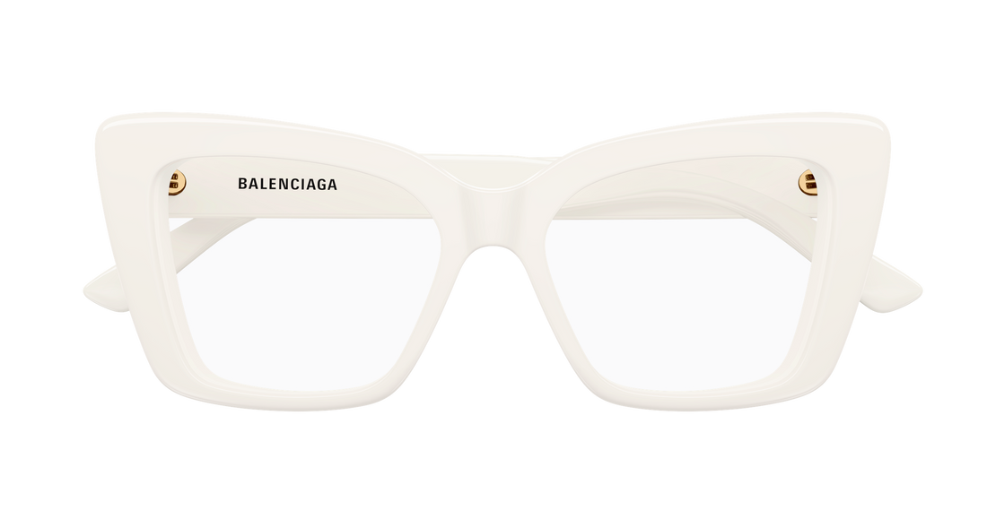 Dioptrijske naočale balenciaga bb0297o 008 blanco butterfly femenino veličina 52mm - Detaljni prikaz
