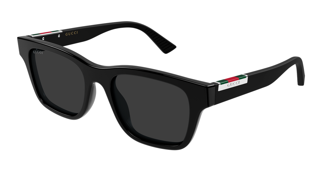 Lunettes de soleil gucci gg2089s 001 negro rectangular / squared masculino taille 52mm - Vue principale