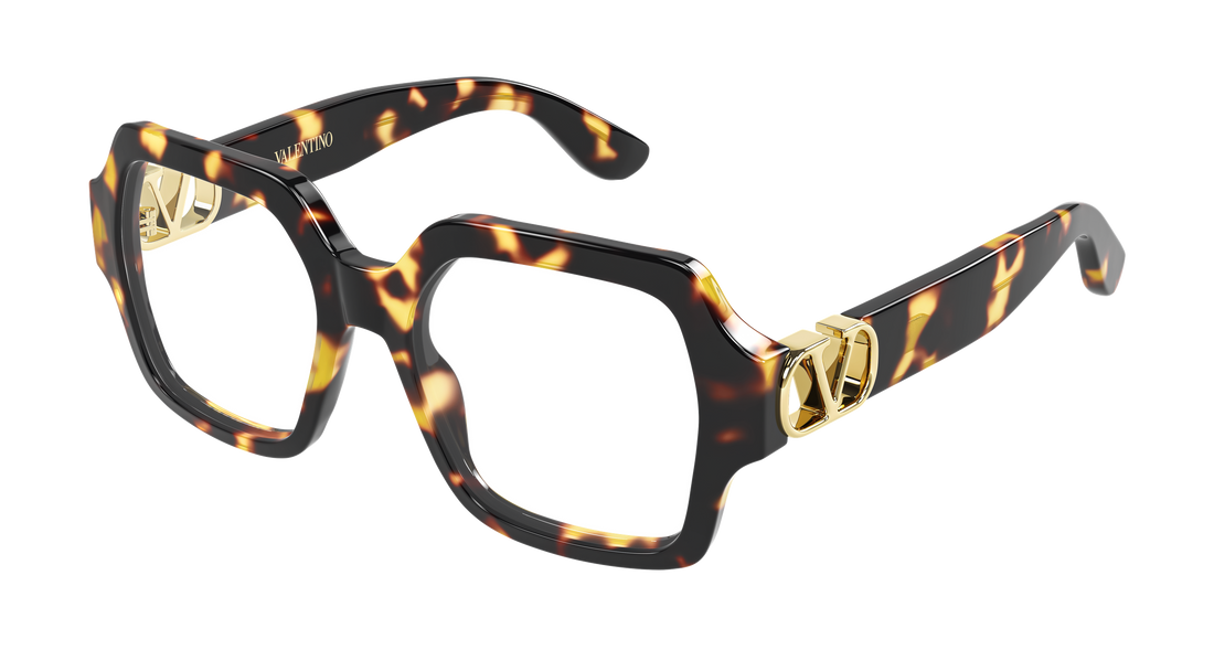 Óculos graduados valentino vg0055o 003 havana geometrical/directional femenino tamanho 52mm - Vista principal